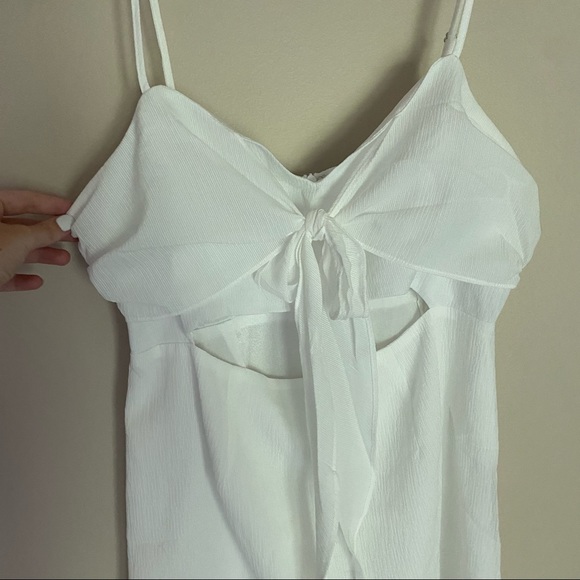 Hello Molly Mini Cut Out Dress White - Picture 3 of 9